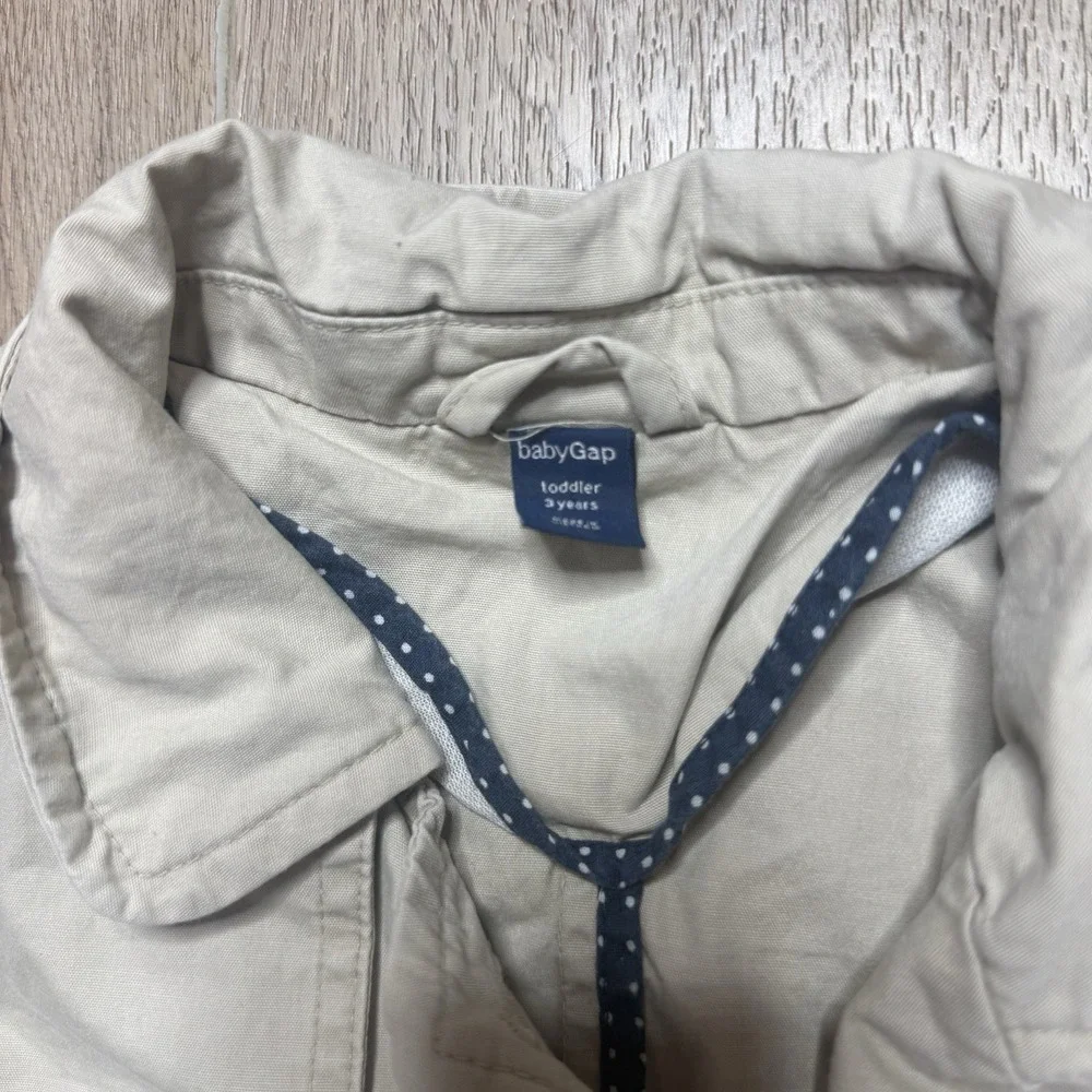 Gap Kids Girls Spring/Fall/Summer Trench Coat 3Y 100% Cotton‎
